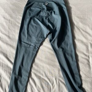 Teal Gymshark 7/8 Training Leggings